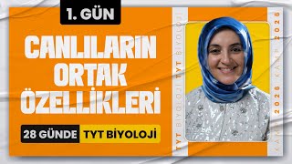 1 Canlıların Ortak Özellikleri 2026 Tyt Biyoloji Kampı 1. Gün