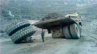 Los Accidentes Y Problemas Mecánicos De Los Camiones Más Grandes Del Mundo