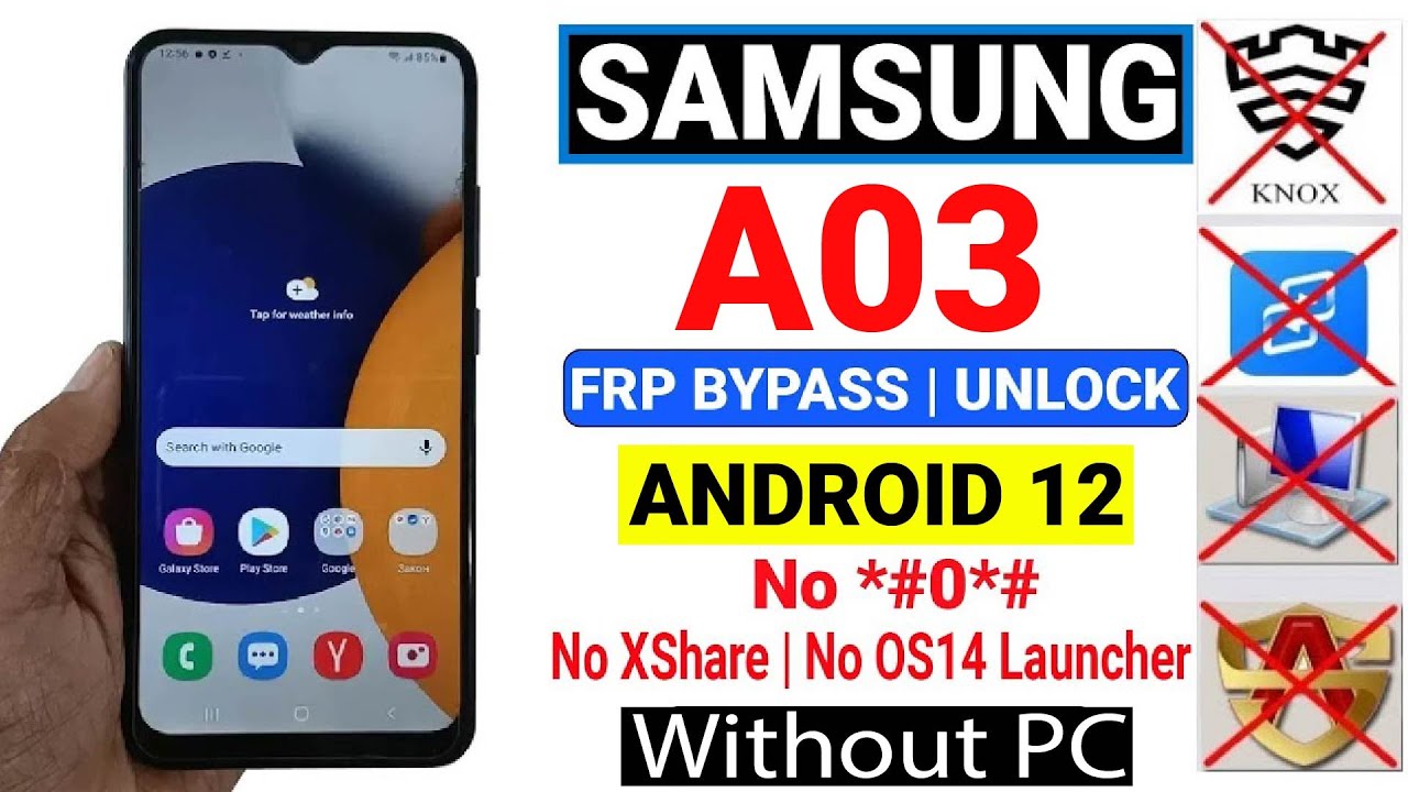 Finally Dony!! Samsung A03s Frp Bypass Android 12 | Finally Dony!! Samsung A03s Frp Bypass Android 12 |