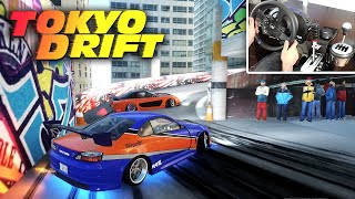 Drifting the Tokyo Drift Parking Lot with Thrustmaster T300