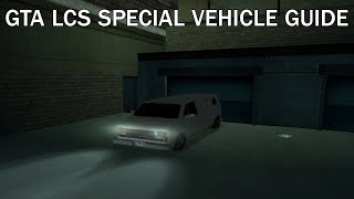 Gta Lcs Special Vehicle Guide Dpfpec Cream Rumpo