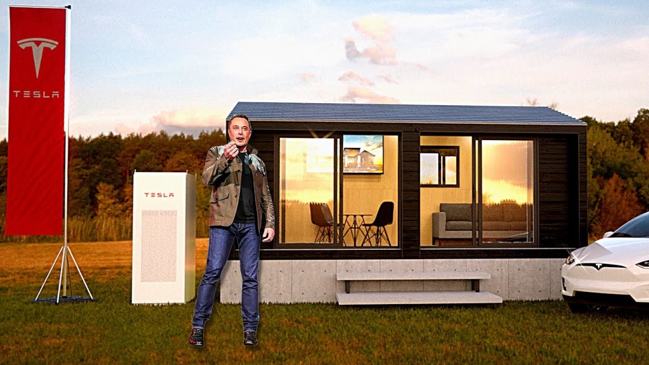 Tesla&#39;s New Tiny House for Sustainable Living - YouTube