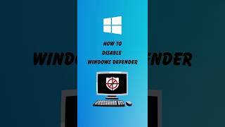 How To Disable Windows Defender?