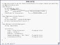 Java Tutorial 3.6 Classes Part 6/12 - private variables