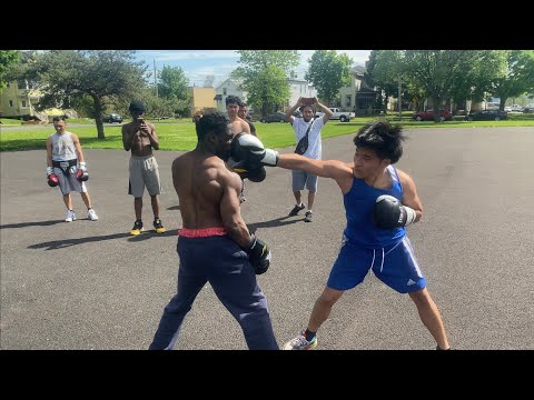 Asian Boxer vs Street Boxer STREET BOXING 🥊