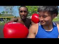 Asian Boxer vs Street Boxer STREET BOXING 🥊