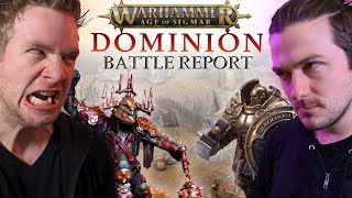ORRUKS Vs. STORMCAST: AoS Dominion Battle Report! - Warhammer Age of Sigmar 3rd edition
