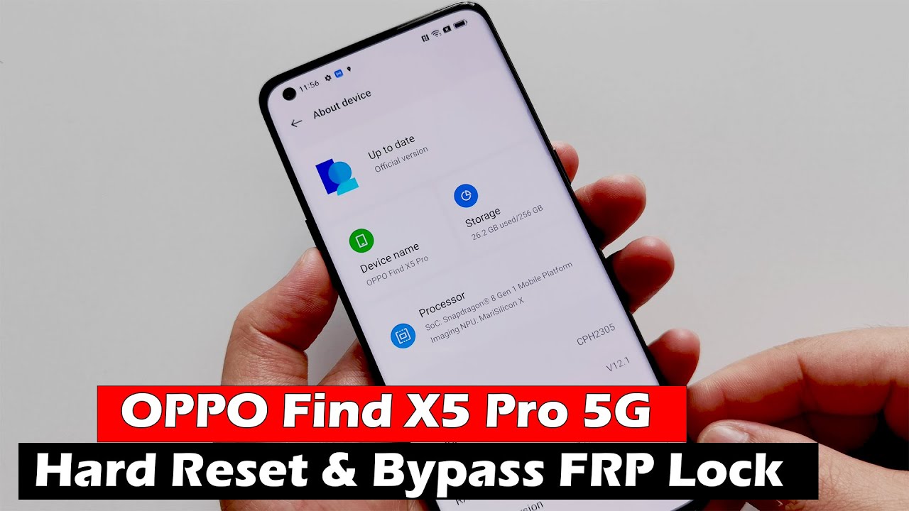 OPPO Find X5 Pro 5G | Hard Reset & Bypass FRP Lock OPPO Find X5 Pro 5G | Hard Reset & Bypass FRP Lock