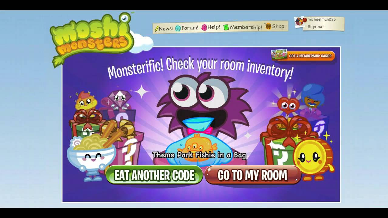 Coupons for moshi monsters
