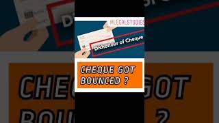 Law Study Of Cheque Bouncing Sec. 138 Of Negotiable Act Law