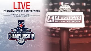 2019 American Women's Basketball Championship Postgame Press Conference (Game 2 ECU vs SMU)