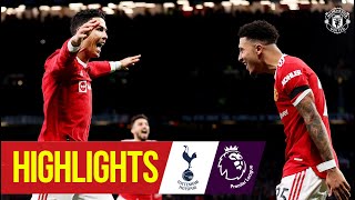 Ronaldo hat-trick seals vital win! | Manchester United 3-2 Tottenham | Highlight