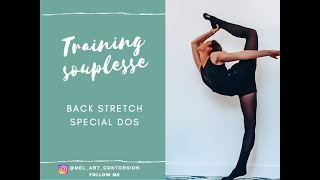 Tuto souplesse - back stretch