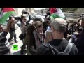 Video: Clashes as Obama visits Israel, US flag burnt, Palestinians arrested