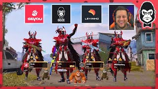 Playing With Powerbang, Levinho, Sevou Pubg Mobile