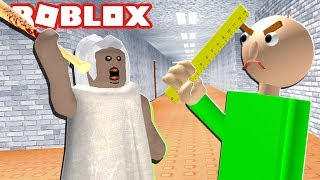 BALDI's BASICS vs GRANNY IN ROBLOX! BALDI's BASICS vs GRANNY IN ROBLOX!