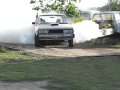 My 2nd burnout in My stock 1600 datsun stanza