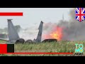 US fighter jet crash: F-15 crashes into field in England, pilot ejects