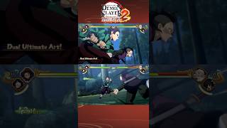 Tanjiro & Genya Ultimate Attack & Dual Ultimate Comparison - Demon Slayer Hinokami Chronicles 2