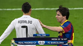 The Day Lionel Messi Showed Cristiano Ronaldo Who Is The Boss and Destroyed Real