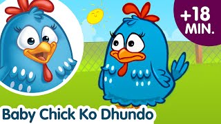 Lottie Dottie Murgi Baby Chick Ko Dhundo Hindi Nursery Rhymes For Kids