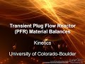 Transient PFR Part 1: Material Balances