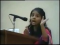 Very Emotional Speech in urdu by pakistani girl 2017
