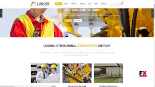 Builder - Building And Construction Joomla Template Azat Keato