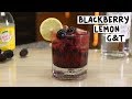 Blackberry Lemon G&T - Tipsy Bartender