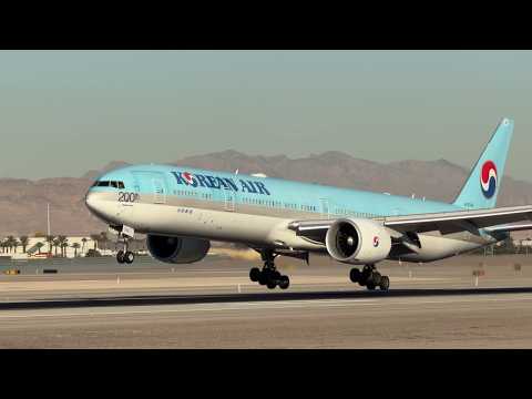 *Special Sticker* Korean Air Boeing 777-300(ER) lands at Las Vegas | HL8346