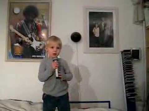 young dave gahan/DM FAN singing and performing