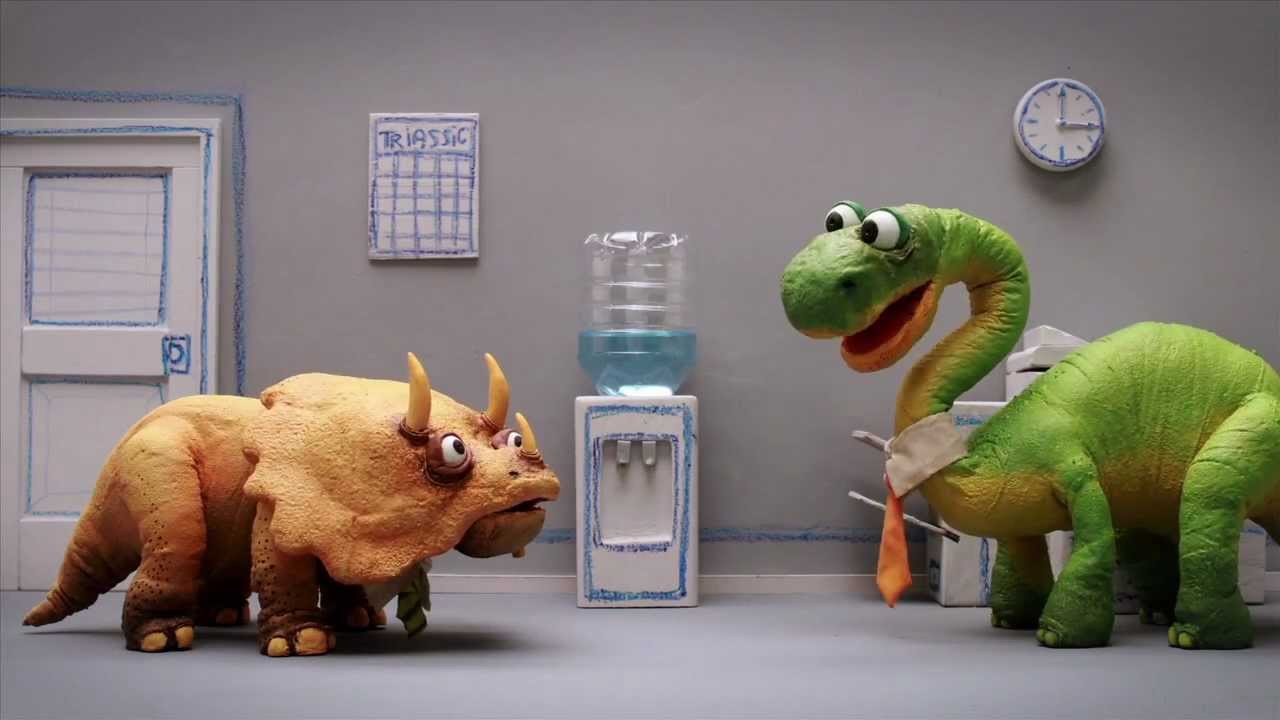 Dinosaur Office - YouTube