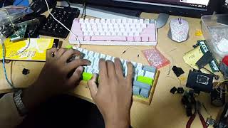 Typing On 60% With Sa Lime And Gatistotles