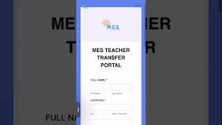 Teacher Transfer Portal