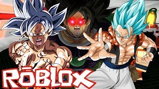 GOKU ULTRA INSTINCT VS GOGETA BLUE ET BROLY ! - Roblox - Anime Cross 2