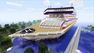 Minecraft Xbox - Luxory Cruise Ship - Prestige Sur La Mer - Part 1