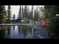 A Cabin By The Pond. (Alaska)
