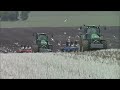 JD 8530 X 2 plowing on Svenstorp
