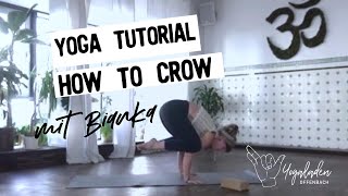 Yoga Tutorial 'How to Crow' mit Bianka