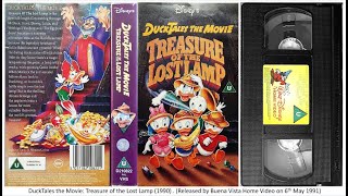 DuckTales The Movie : Treasure of the Lost Lamp (6th May 1991 - UK VHS)