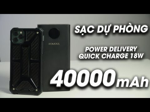 Sạc dự phòng 40.000mAh siêu khủng SẠC SIÊU NHANH!