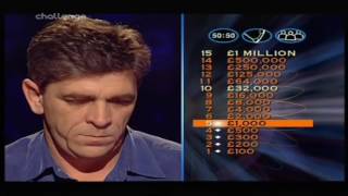 Who Wants to Be a Millionaire UK - 8th January, 2001 (1/2)