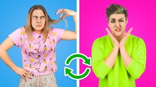 Brother Vs Sister Body Switch Up Siblings Swap Bodies For A Day
