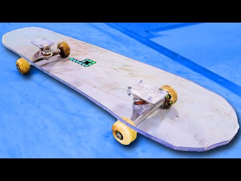 UNBREAKABLE POLYCARBONATE GLASS-LIKE SKATEBOARD! YOU MAKE IT WE SKATE IT!