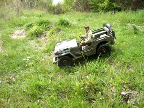 Willys Jeep RC 1:6 SCALE Dragon outside 2 first drive Only Rear Axle Locked Body Dragon Models Leaf Springs Frame Self Made Aluminium Gear...