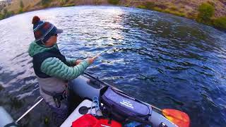 Dave Scadden's Detonator lo Pro X on Fall Steelhead