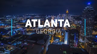 Atlanta From Above, Georgia 4K Drone Video