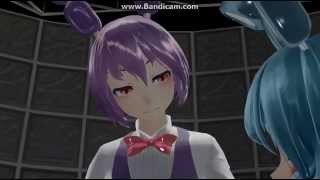 {MMD X FNAF} Vampire Bonnie Bites Toy Bonnie