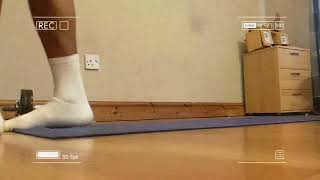 Leg Stretching Caught On Hidden Camera