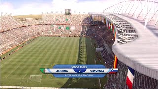 2010 FIFA World Cup Match 6 - Algeria v Slovenia / Gameplay PlayStation 3 (PS3)